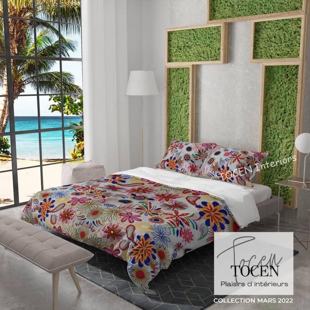 Draps Pagne TOCEN - Color Garden 1 - BedSheet